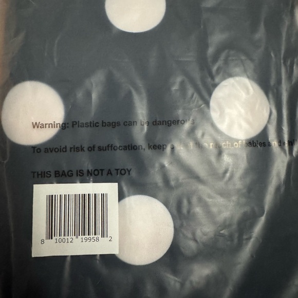 Kate Spade Black and White Polka Dot Tote- NEW - Picture 2 of 2